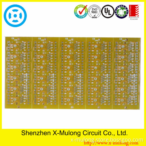 Double Sided Yellow Soldermask PCB /Plane Board/Small Printed Circuit Board